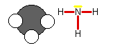 Chemisches Symbol für Ammoniak